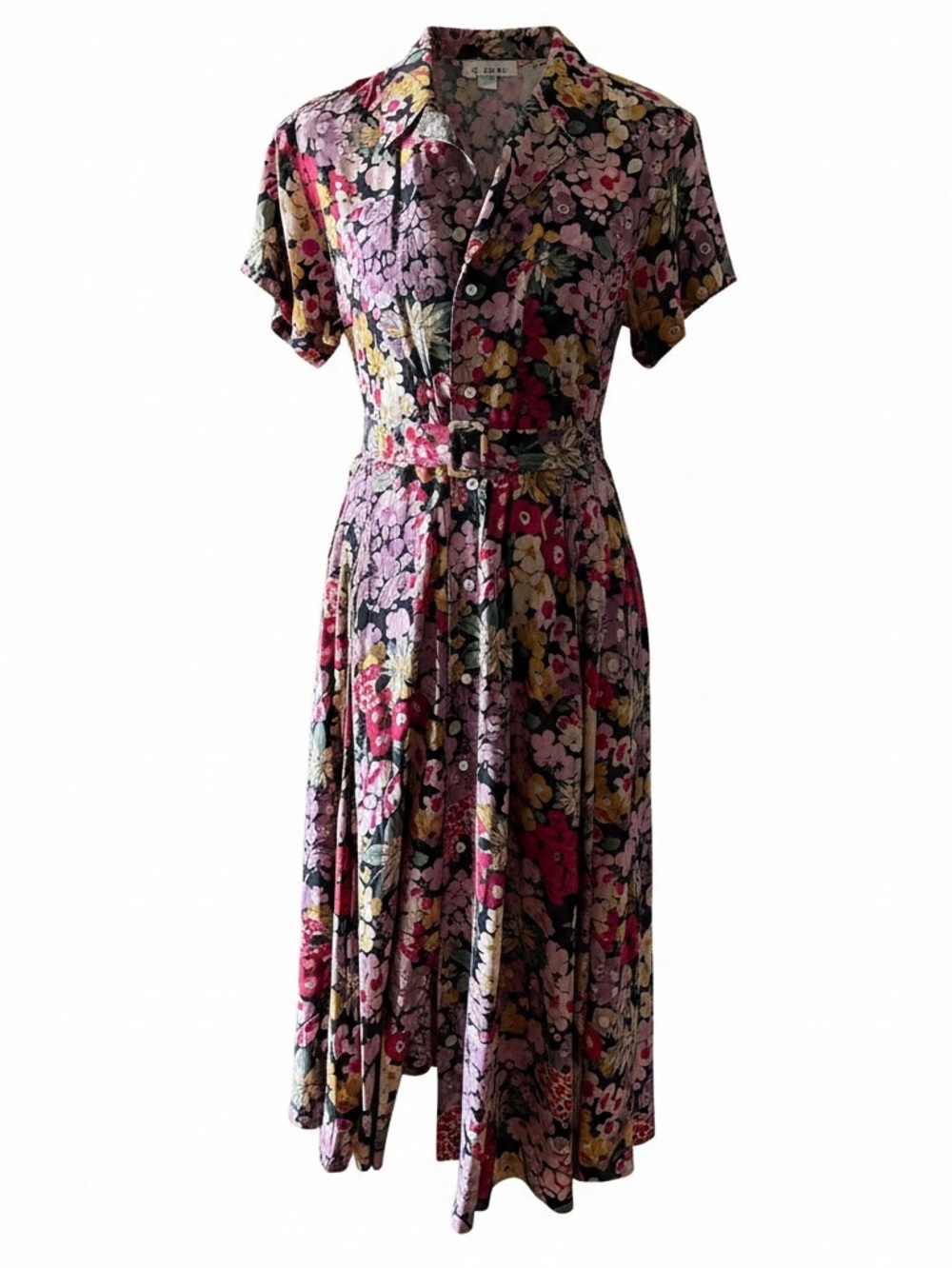 #272, Polo Ralph Lauren Floral Button-Front Midi Dress, size 12